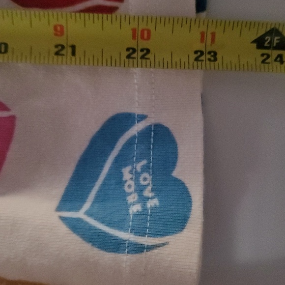 Hanna Andersson Organic Cotton Long John Heart Pajamas Size 14 Top & Bottom - Picture 15 of 16